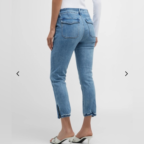 PAIGE Anthropologie Mayslie Low-Rise Joggers denim jeans 28 - Picture 4 of 12